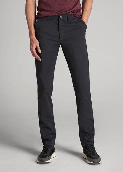 TAPERED FIT Traveler Chino Pants for Tall Men in Black