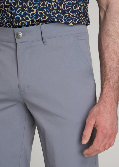 TAPERED FIT Traveler Chino Pants for Tall Men in Skyline Grey