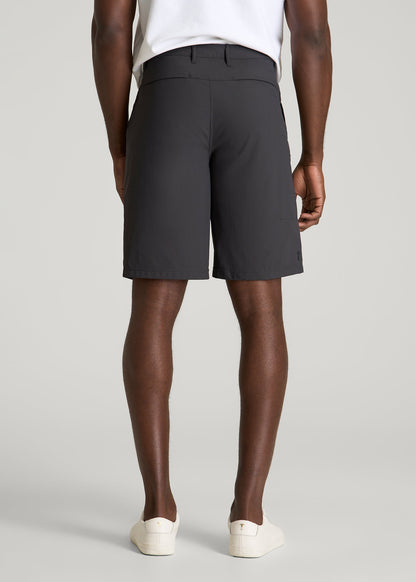 Traveler Chino Short 2.0 for Tall Men in Iron Grey