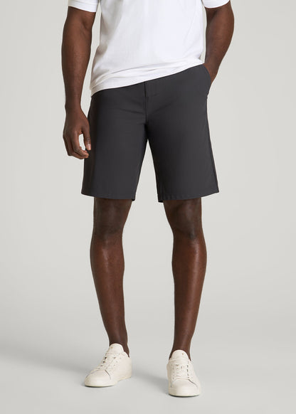 Traveler Chino Short 2.0 for Tall Men in Iron Grey
