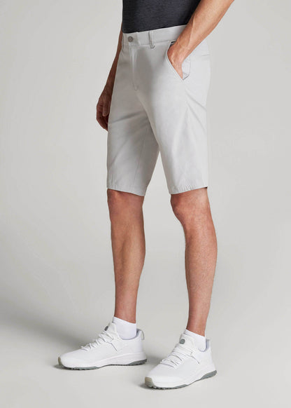 Traveler Chino Shorts for Tall Men in Light Grey