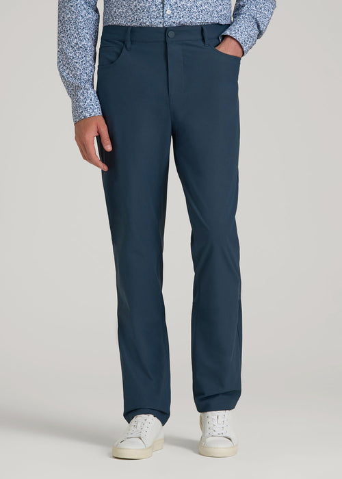 Traveler Pant 2.0 for Tall Men in Navy Blue