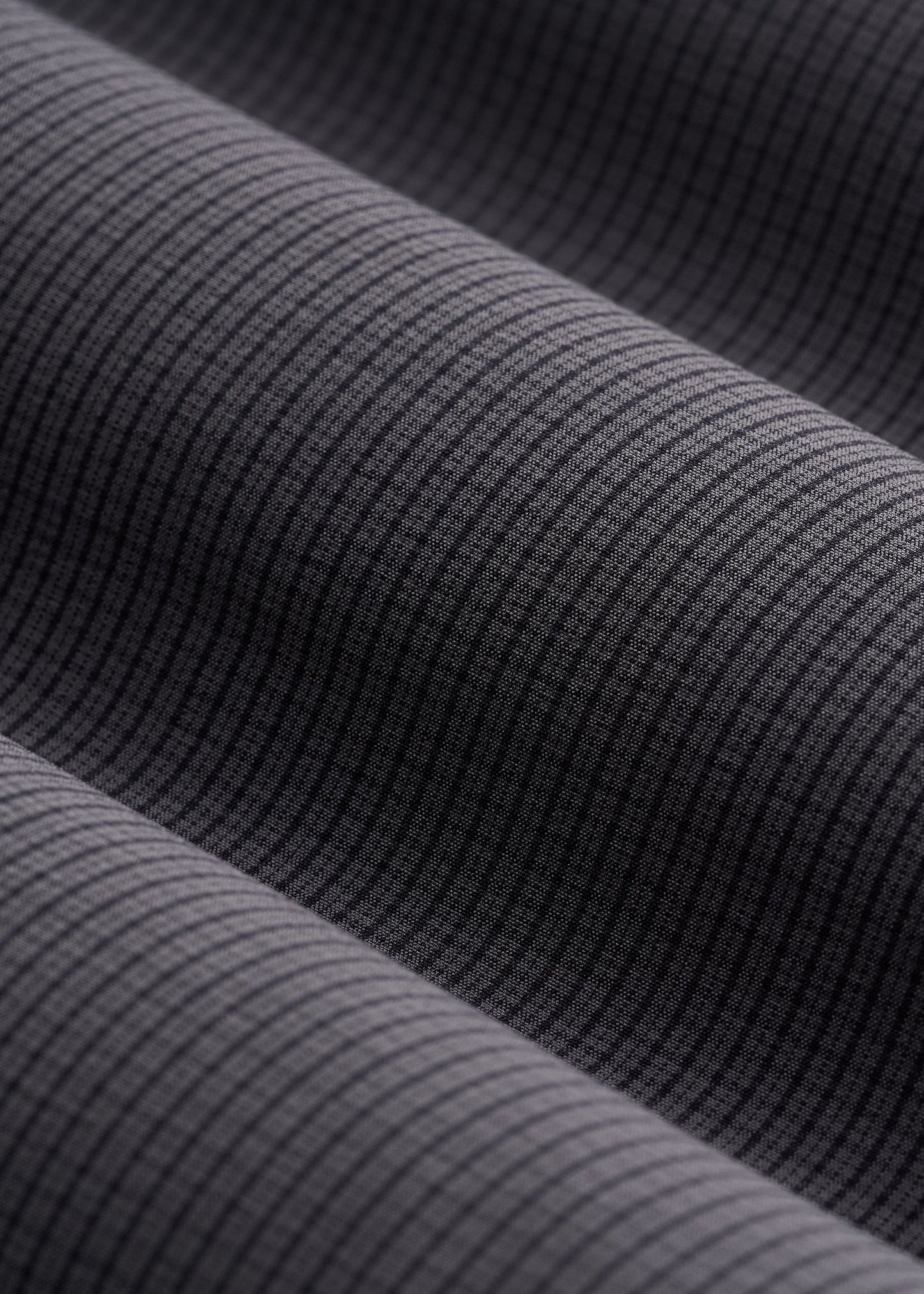 Traveler Stretch Dress Shirt in Charcoal Micro Check