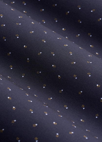 Traveler Stretch Dress Shirt in Dark Blue Floral