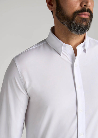 Traveler Stretch Dress Shirt in White