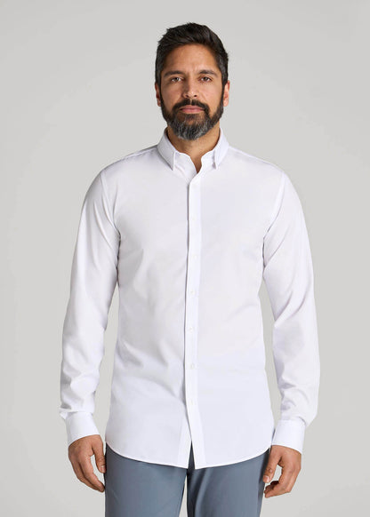 Traveler Stretch Dress Shirt in White