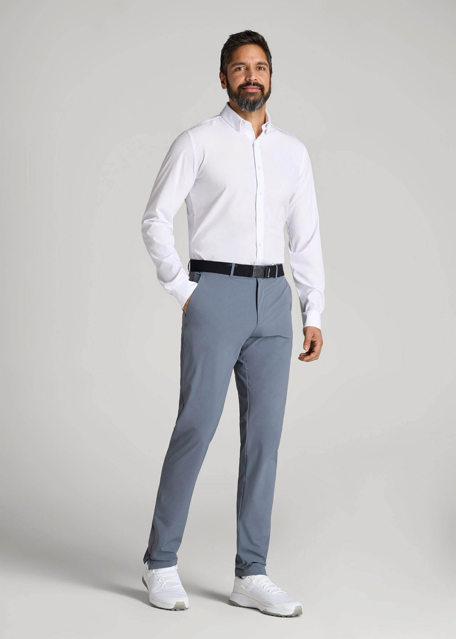 Traveler Stretch Dress Shirt in White