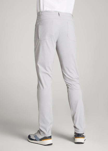 TAPERED-FIT Traveler Pants for Tall Men in Light Grey