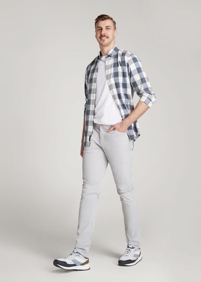 TAPERED-FIT Traveler Pants for Tall Men in Light Grey