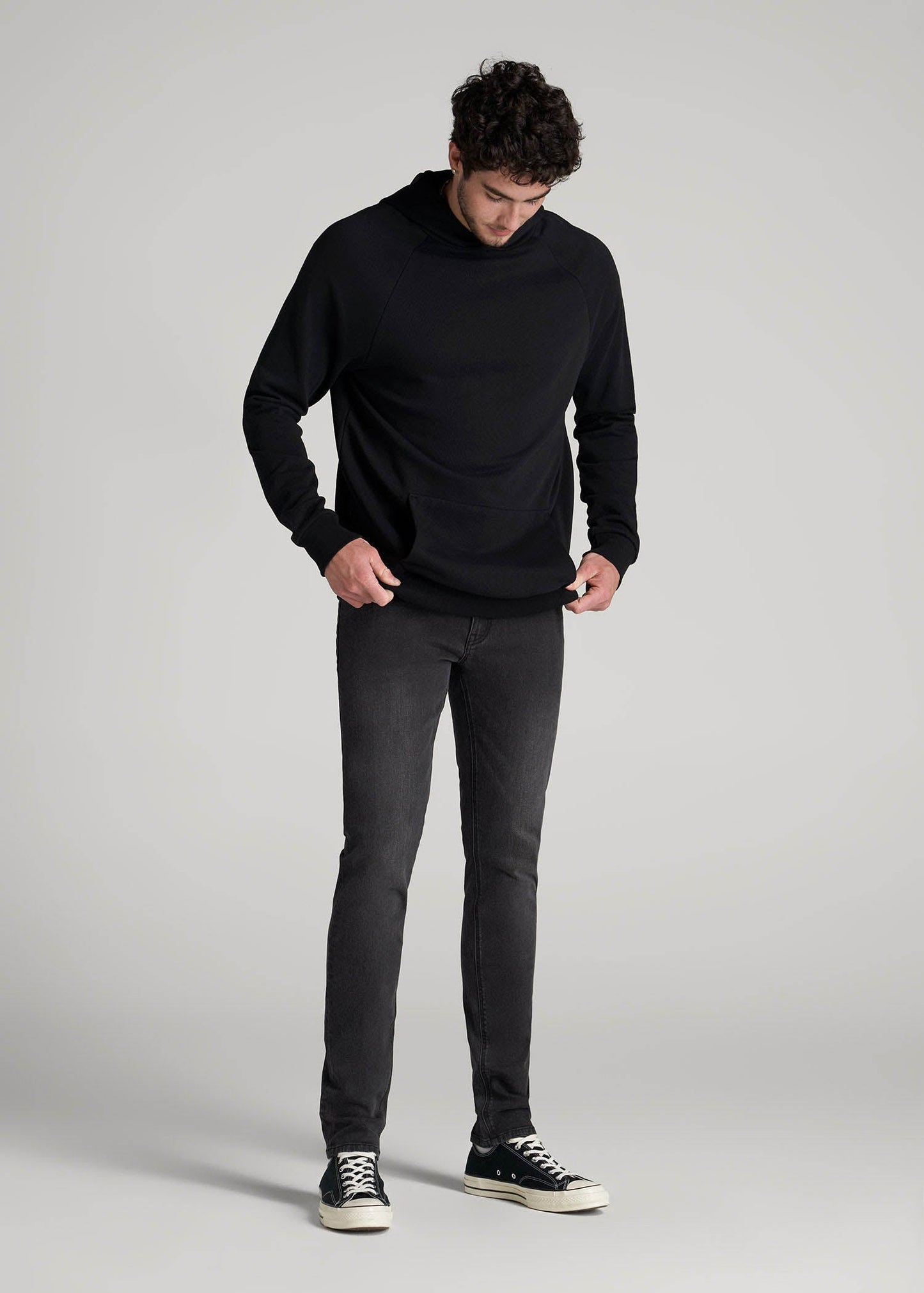 Travis SKINNY Jeans for Tall Men in Dark Smoke