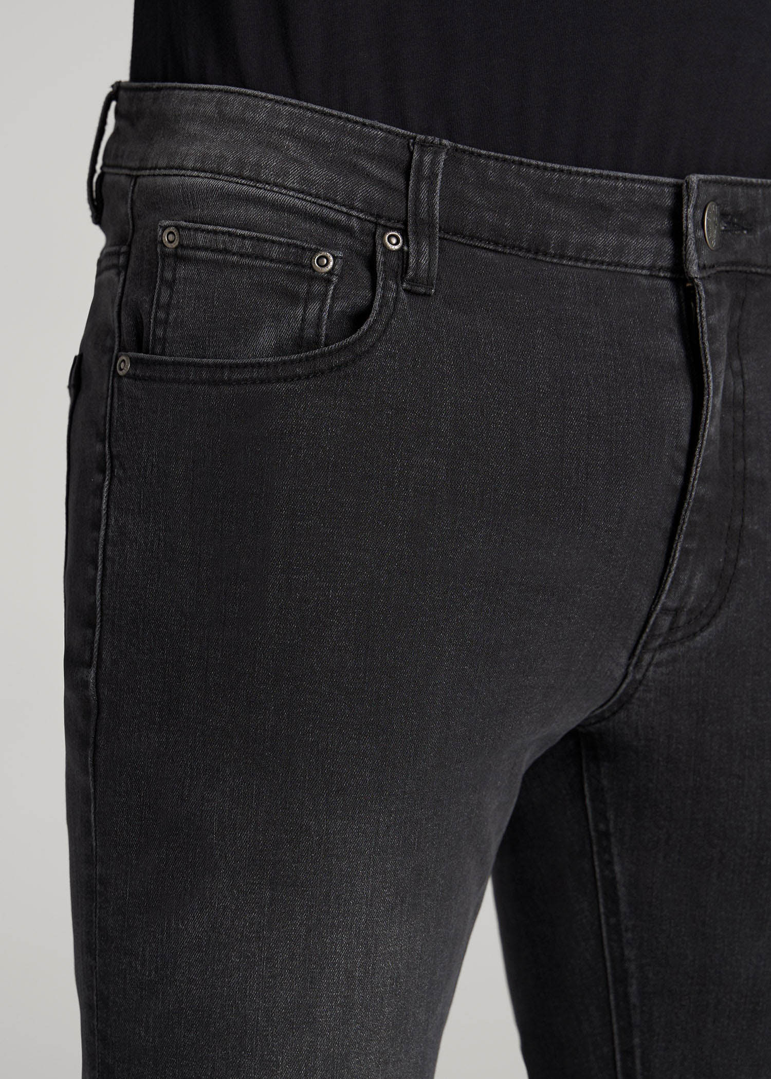 Travis SKINNY Jeans for Tall Men in Dark Smoke