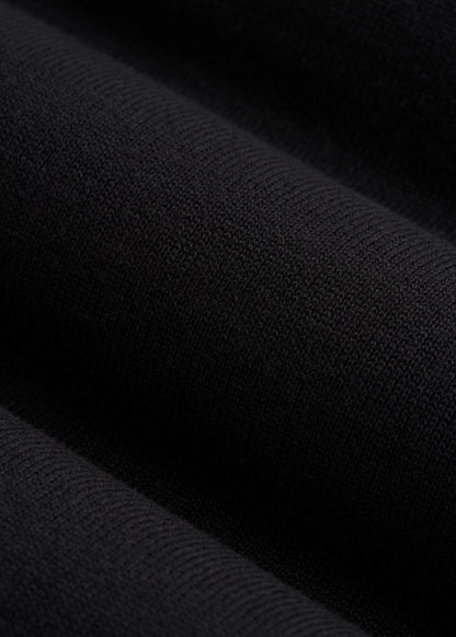 Turtleneck Sweater for Tall Men in Black