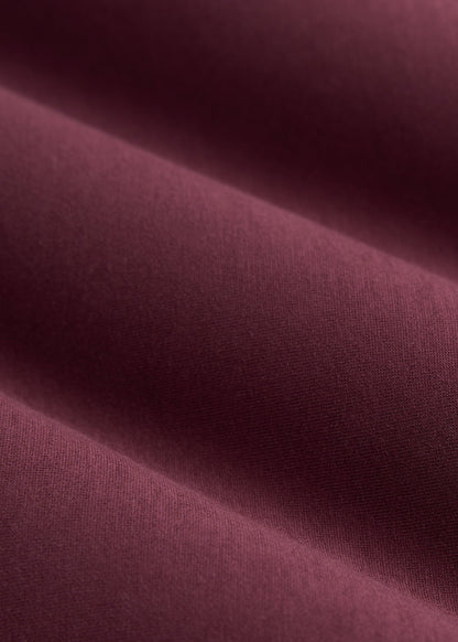 Tech Motion Fleece Hooded Popover for Tall Men in Tawny Port