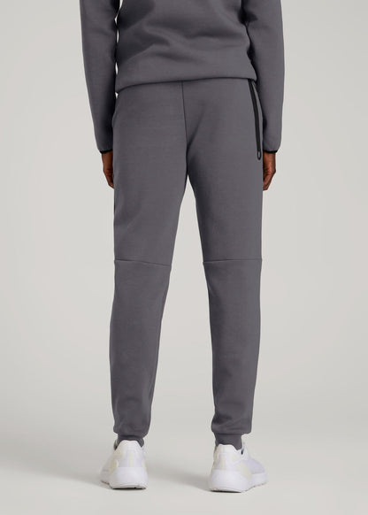 Tech Motion Fleece Joggers for Tall Men in Iron Grey