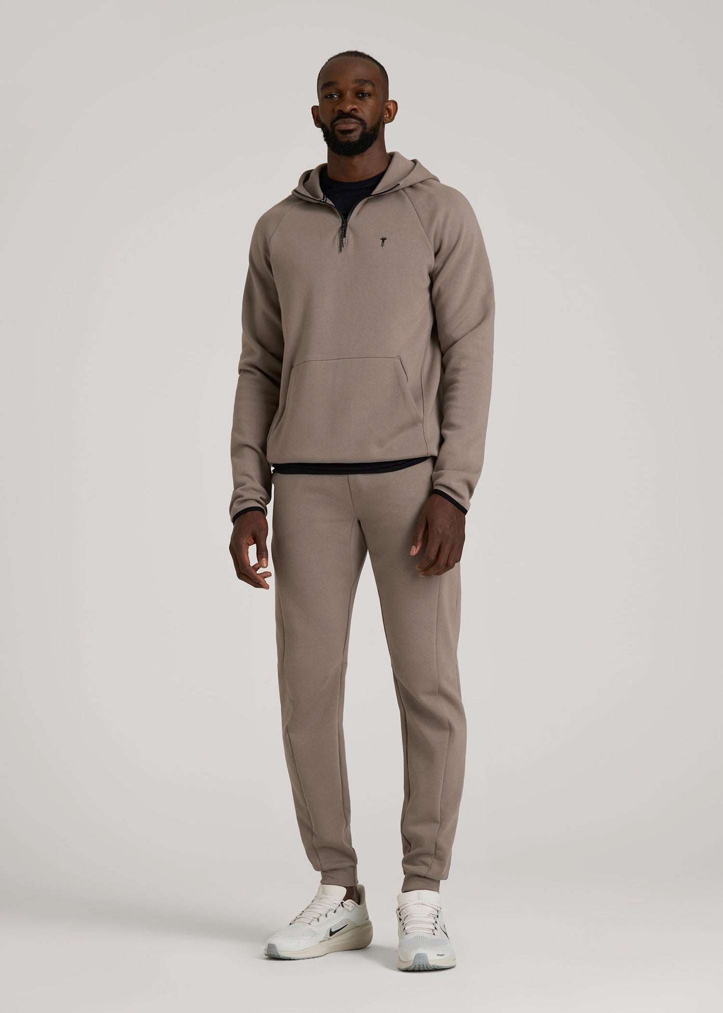 Tech Motion Fleece Joggers for Tall Men in Portobello