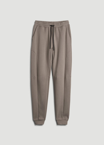 Tech Motion Fleece Joggers for Tall Men in Portobello
