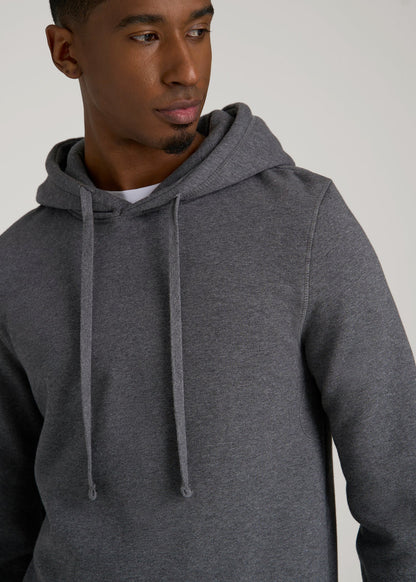 Wearever 2.0 Fleece Hoodie for Tall Men in Charcoal Mix