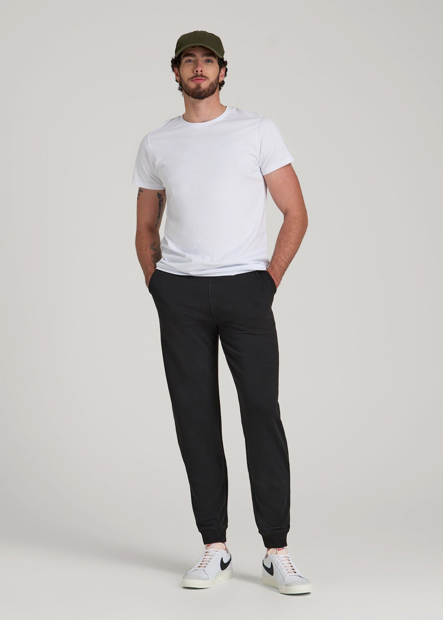 Wearever 2.0 Fleece Joggers for Tall Men in Black