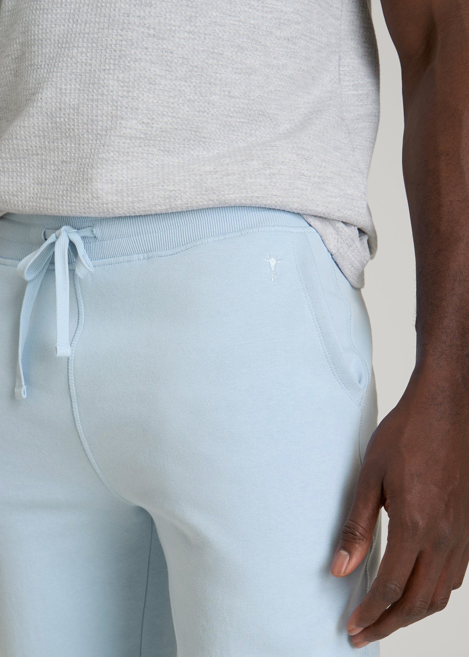 Wearever 2.0 Fleece Joggers for Tall Men in Ice Blue