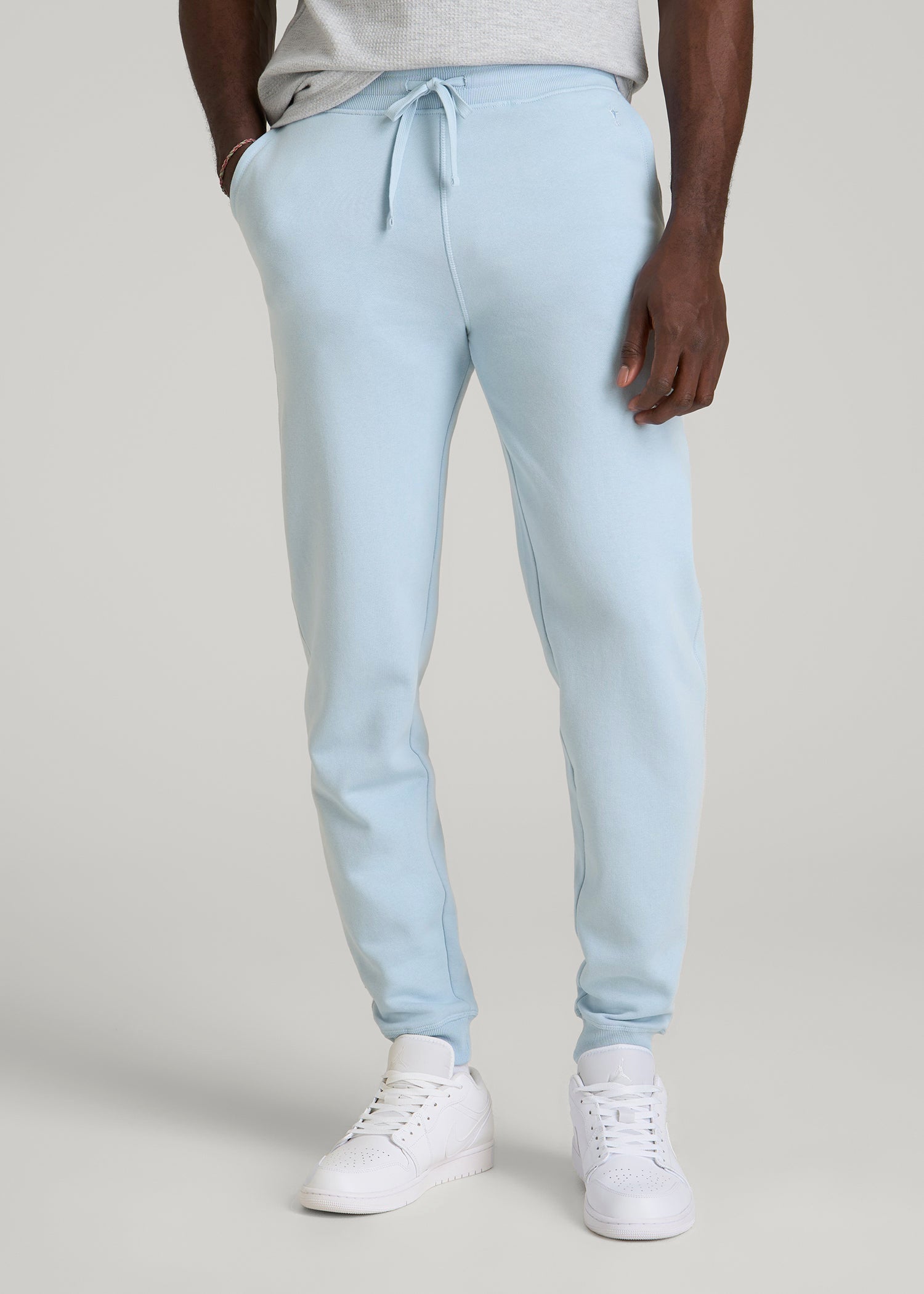 Wearever 2.0 Fleece Joggers for Tall Men in Ice Blue