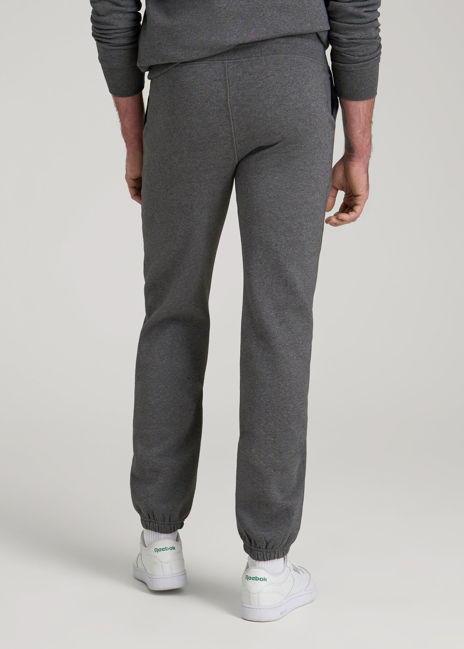 Wearever 2.0 Fleece Sweatpants for Tall Men in Charcoal Mix