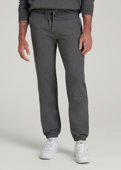 Wearever 2.0 Fleece Sweatpants for Tall Men in Charcoal Mix