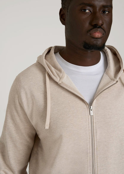 Wearever French Terry Full Zip Hoodie 2.0 in Oatmeal Mix