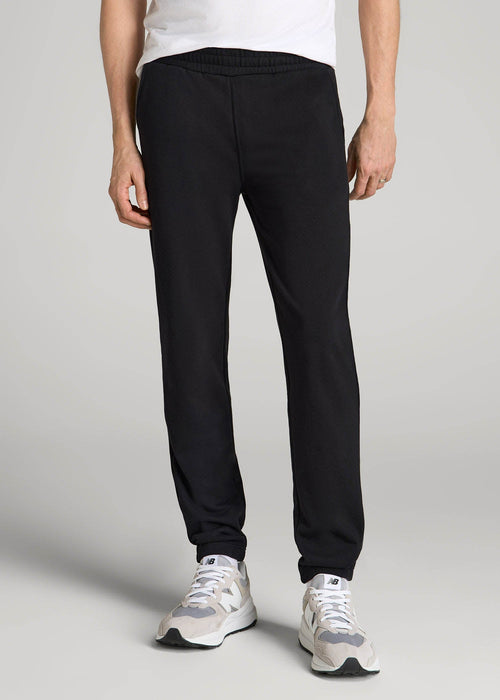 Wearever French Terry Sweatpants for Tall Men in Black