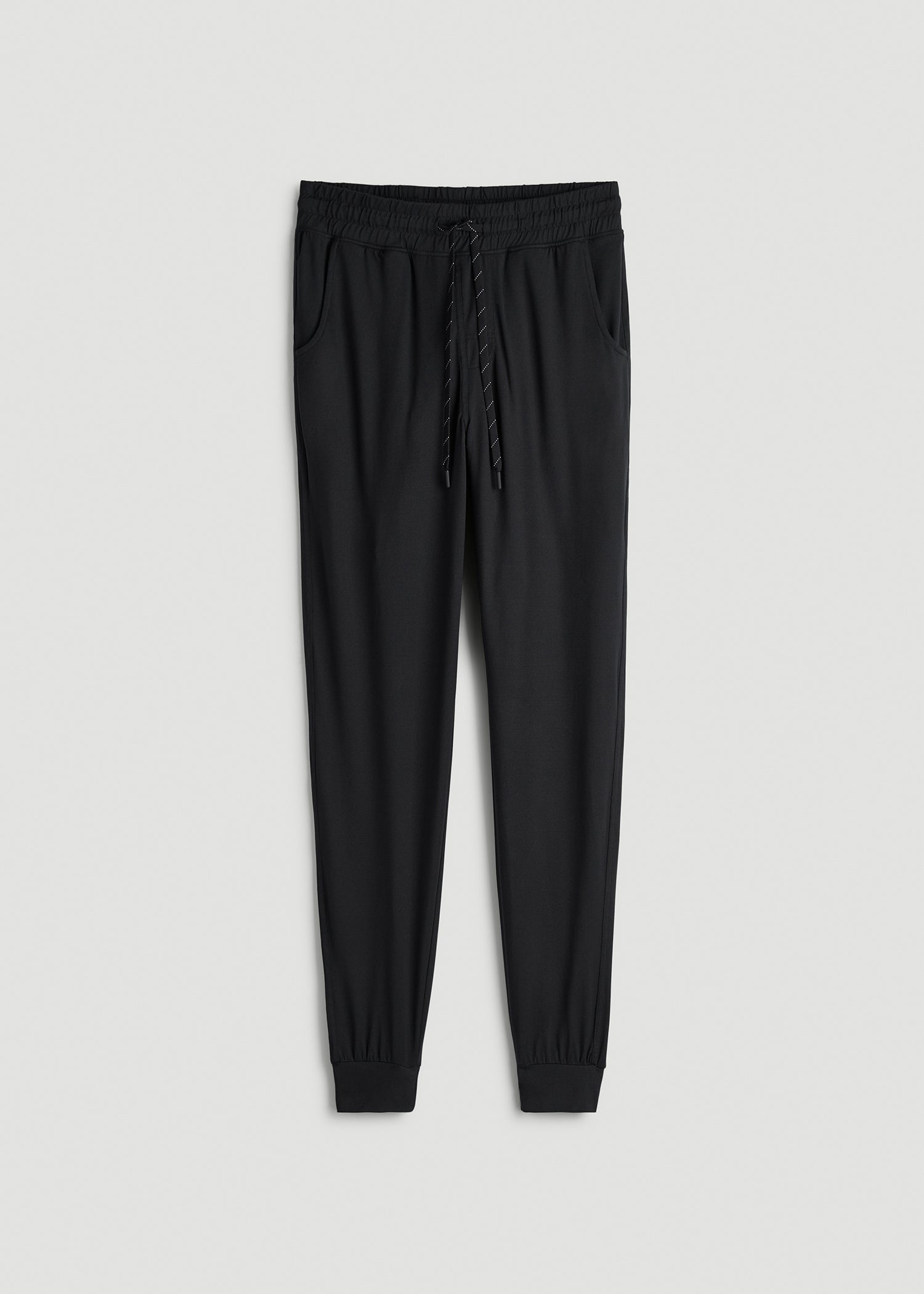 Weekender Stretch Lounge Joggers for Tall Men in Black