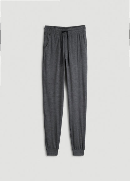 Weekender Stretch Lounge Joggers for Tall Men in Charcoal Mix