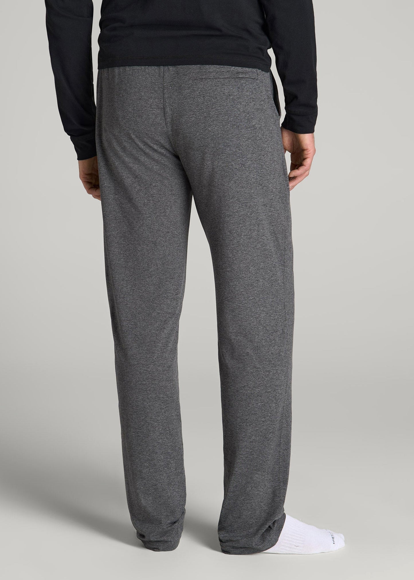 Weekender Stretch Lounge Pants for Tall Men in Charcoal Mix