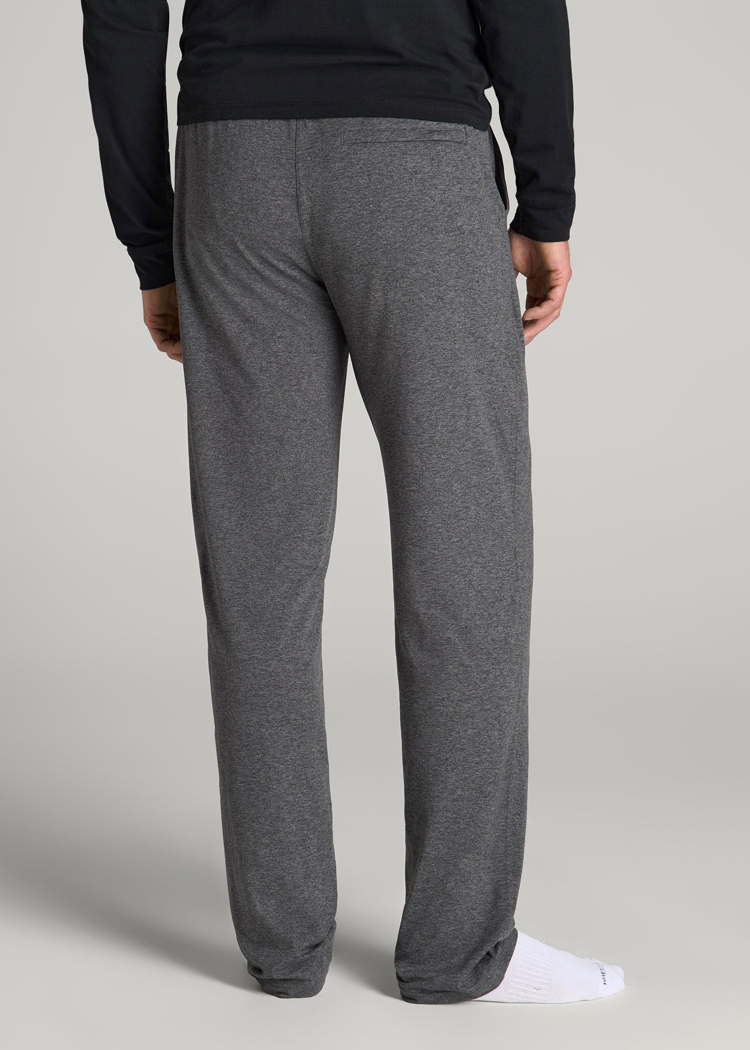 Weekender Stretch Lounge Pants for Tall Men in Charcoal Mix