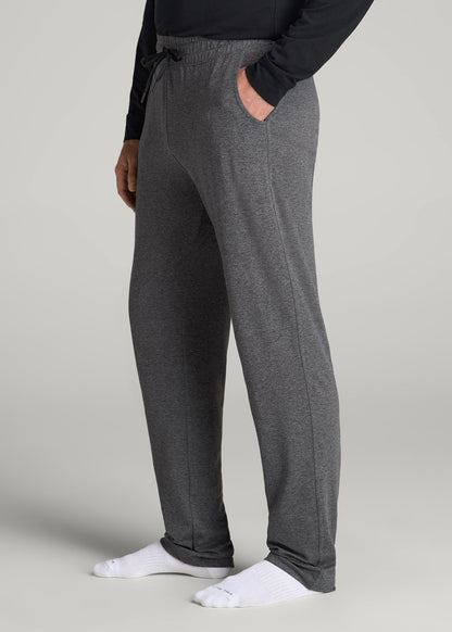 Weekender Stretch Lounge Pants for Tall Men in Charcoal Mix