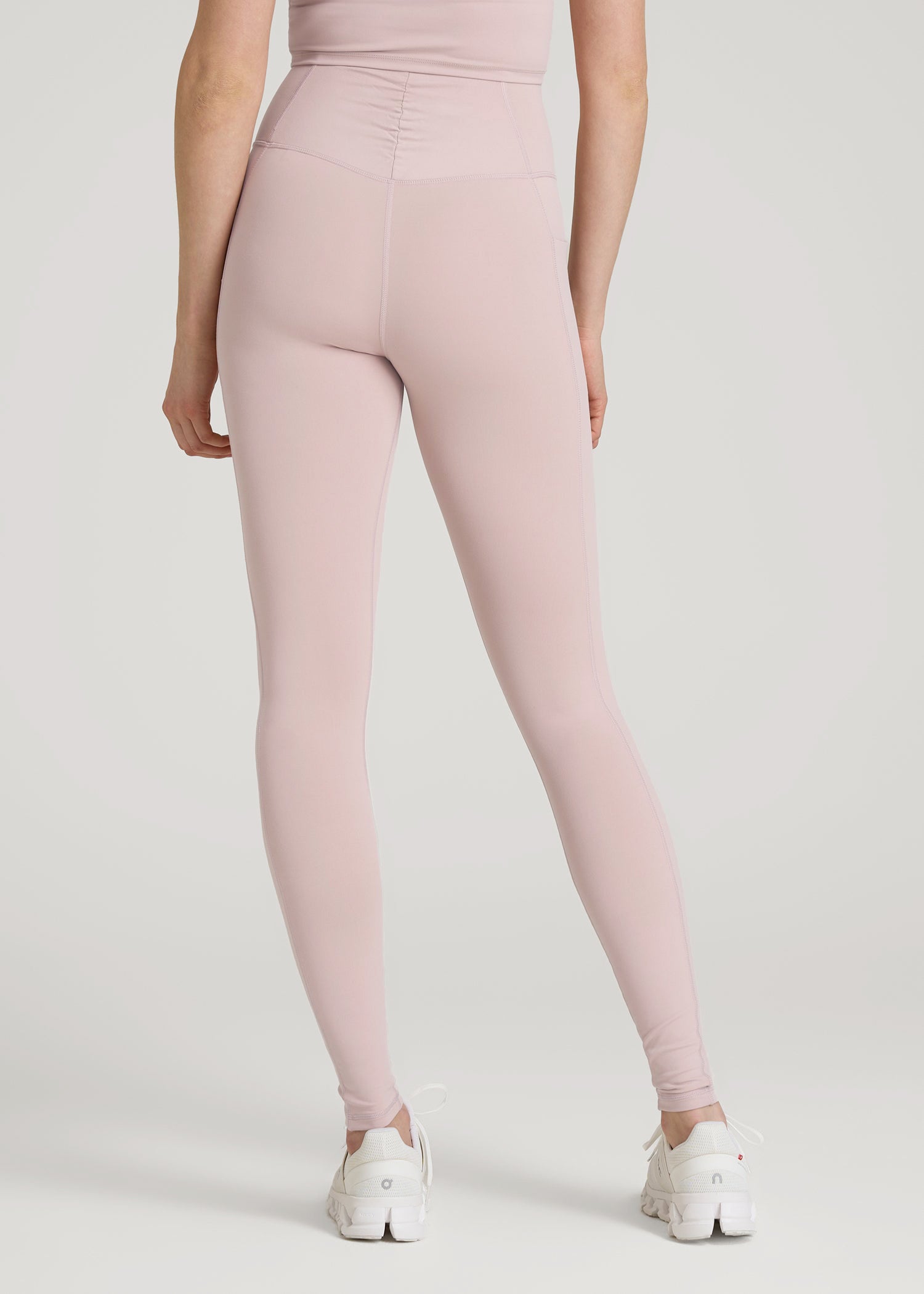 Balance Cinched Back Pocket Legging for Tall Women in Desert Rose