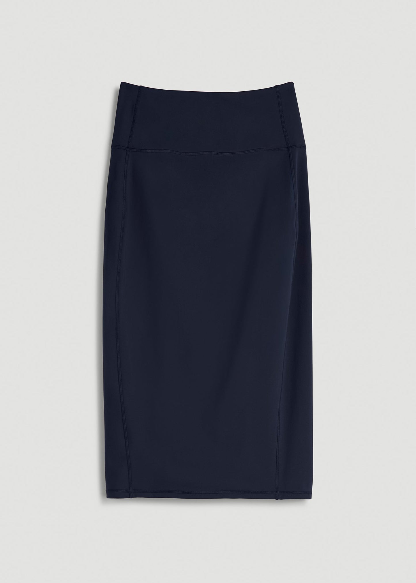 Balance Slim Fit High Rise Skirt for Tall Women in Evening Blue