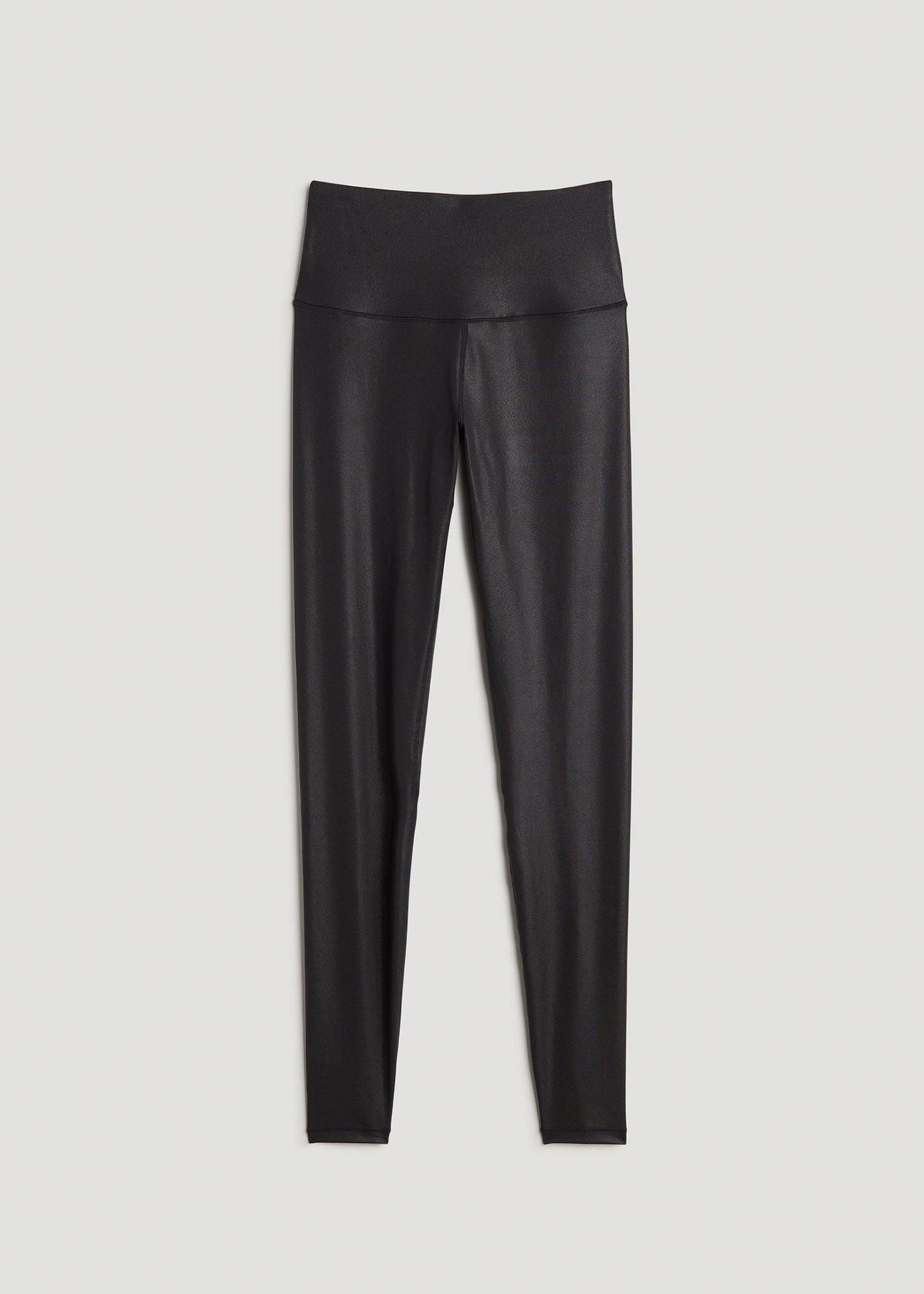 Balance High-Rise Leggings for Tall Women in Black Shine