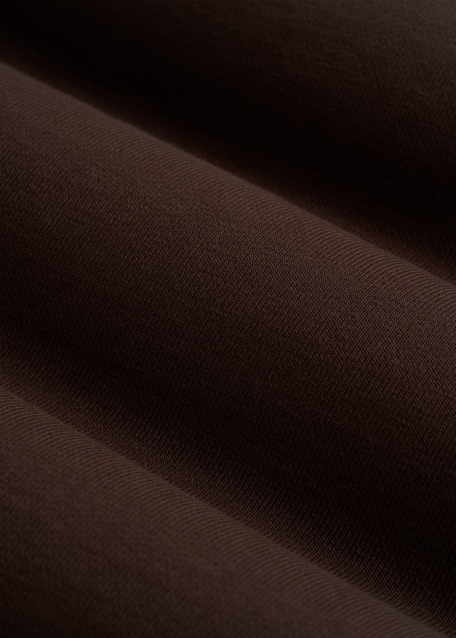 French Terry Crewneck Sweatshirt for Tall Women in Espresso