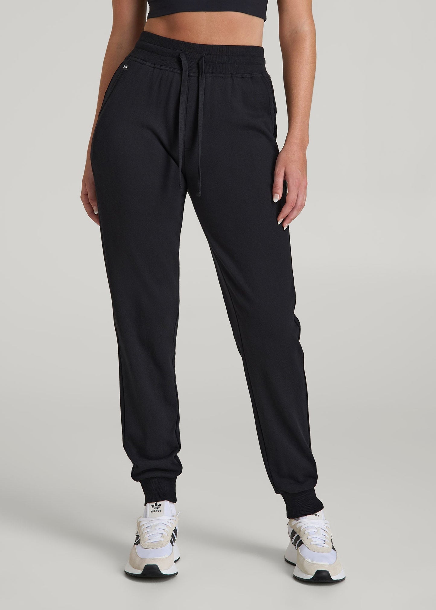 Wearever 2.0 French Terry Joggers for Tall Women in Black