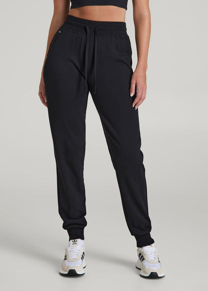 Wearever 2.0 French Terry Joggers for Tall Women in Black