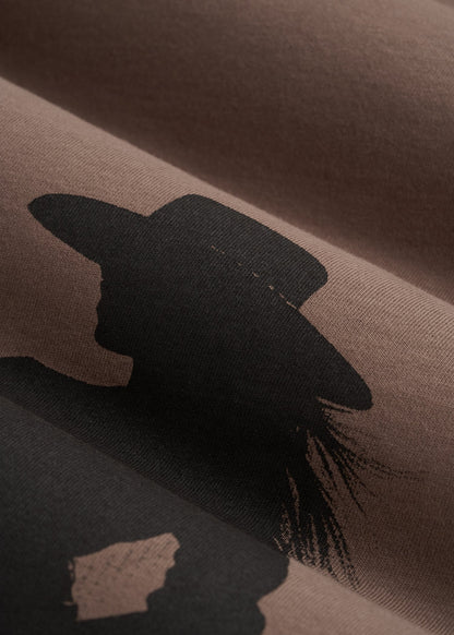 Equestrian Graphic Tee for Tall Women in Brown