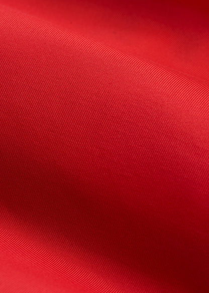 Low Cut One-Piece Swimsuit for Tall Women in Radiant Red