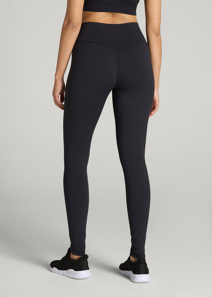 Movement High Rise Cheeky Leggings for Tall Women in Black