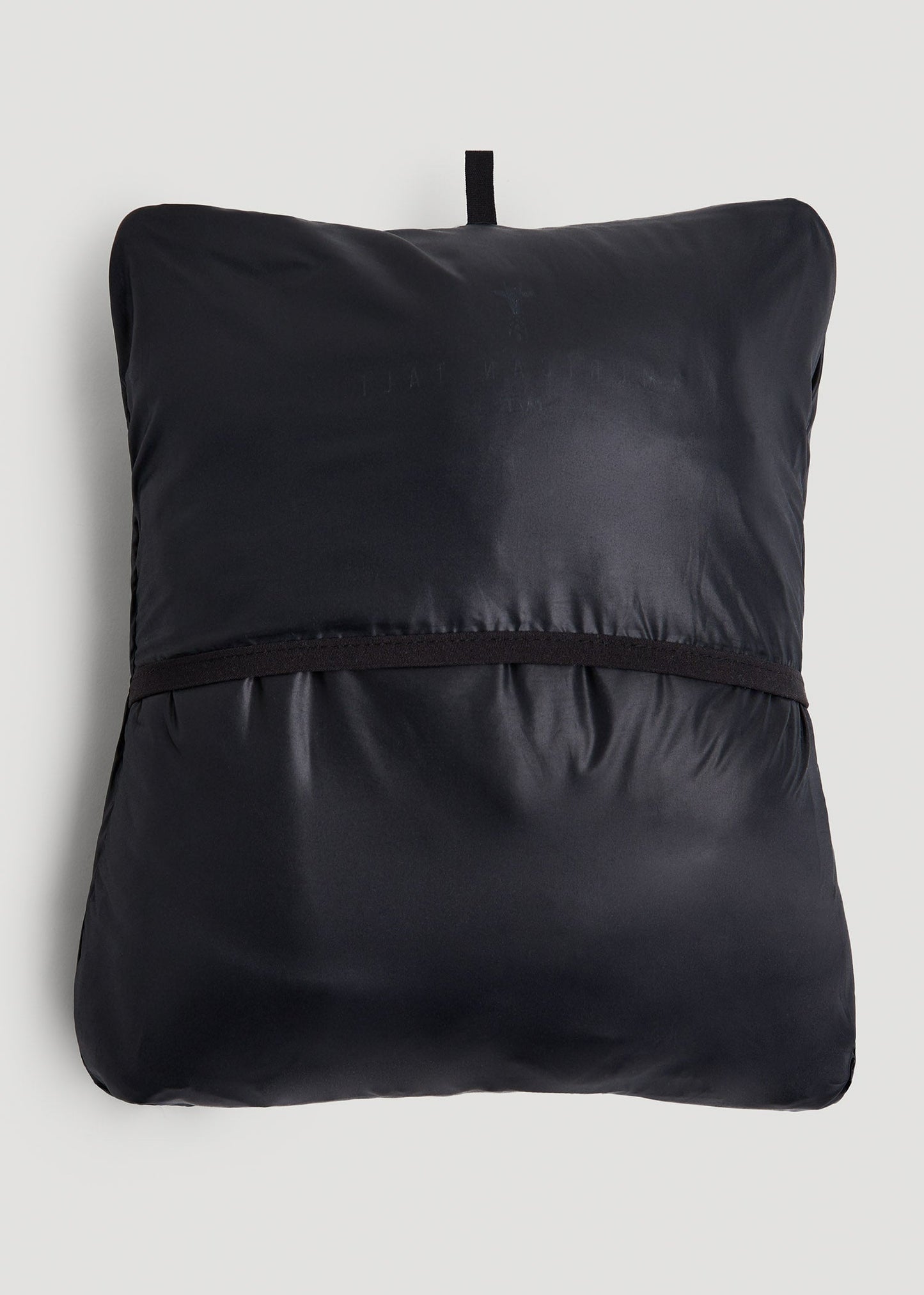 Packable Puffer Jacket for Tall Women in Black