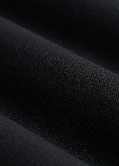 Pull On Wide Leg Linen Pants for Tall Women in Black