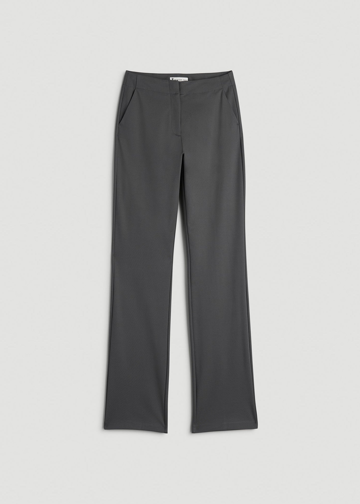 Freedom Flex Slim Straight Leg Dress Pants for Tall Women in Slate