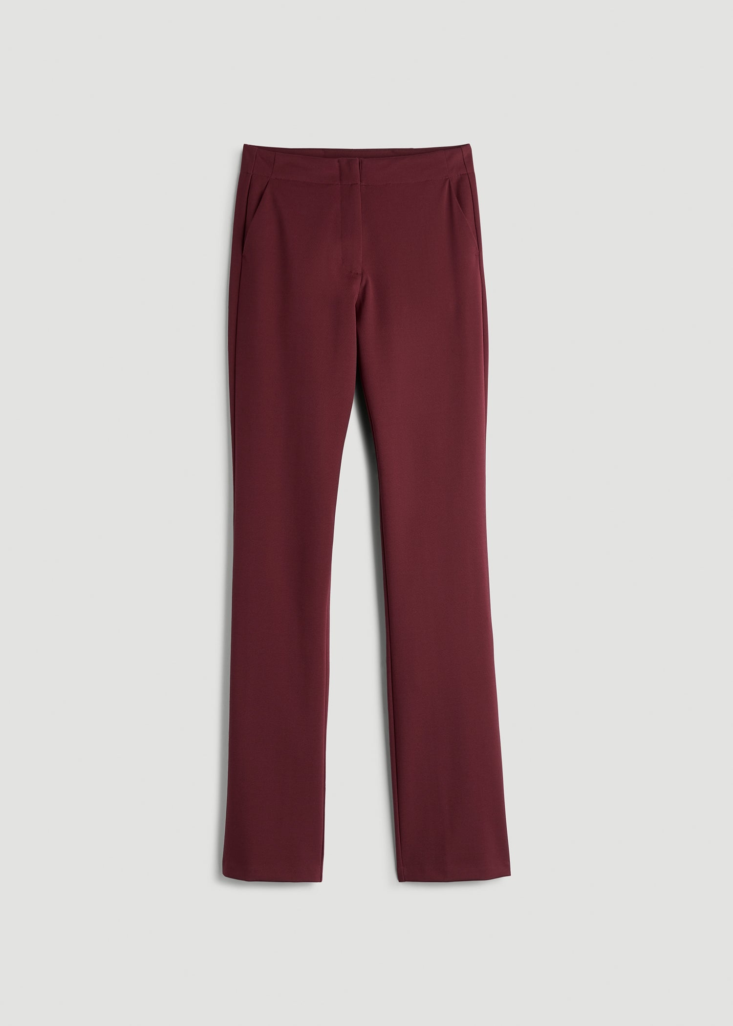 Freedom Flex Slim Straight Leg Dress Pants for Tall Women in Tawny Port