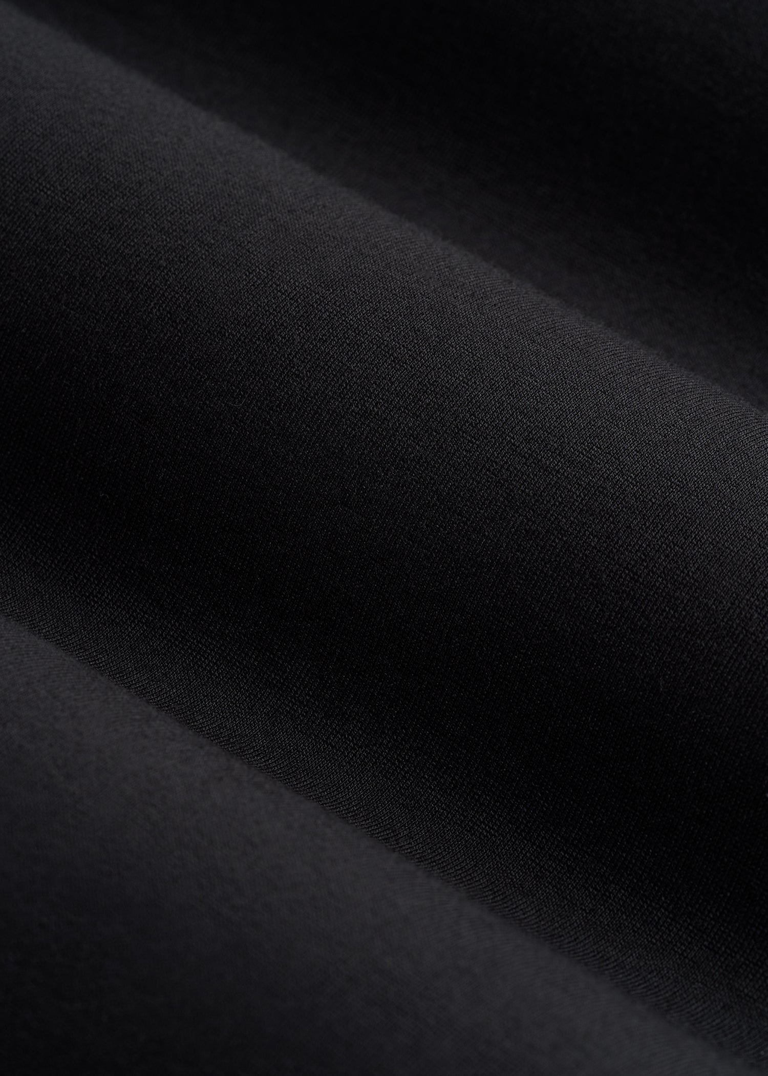 Flex Ponte Cropped Hoodie for Tall Women in Black