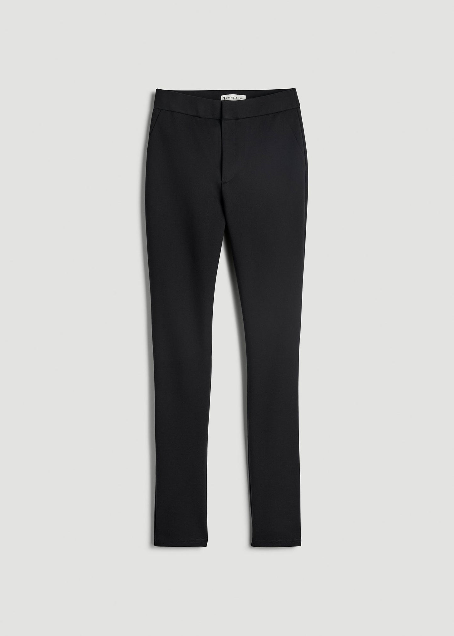 Flex Ponte Skinny High Rise Pant for Tall Women in Black