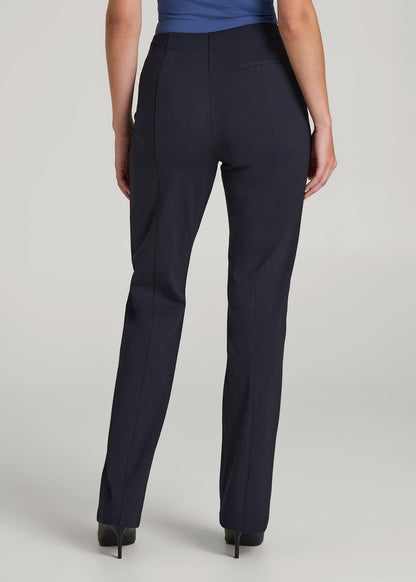 Freedom Flex Straight Leg Dress Pants for Tall Women in Deep Navy