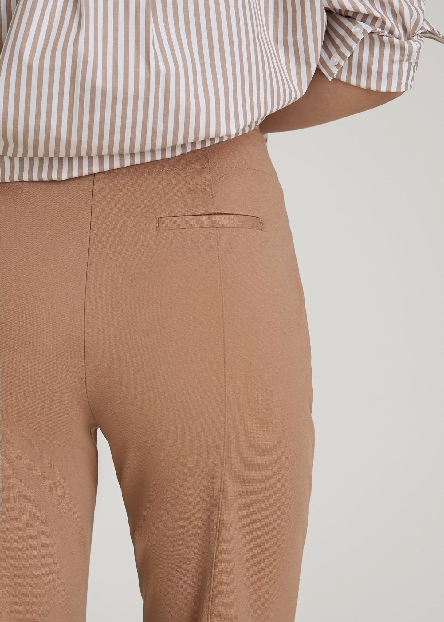 Freedom Flex Straight Leg Dress Pants for Tall Women in Woodsmoke